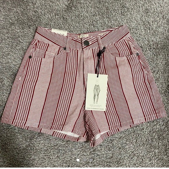 COTTON ON high flashback shorts: red stripes - Picture 1 of 3